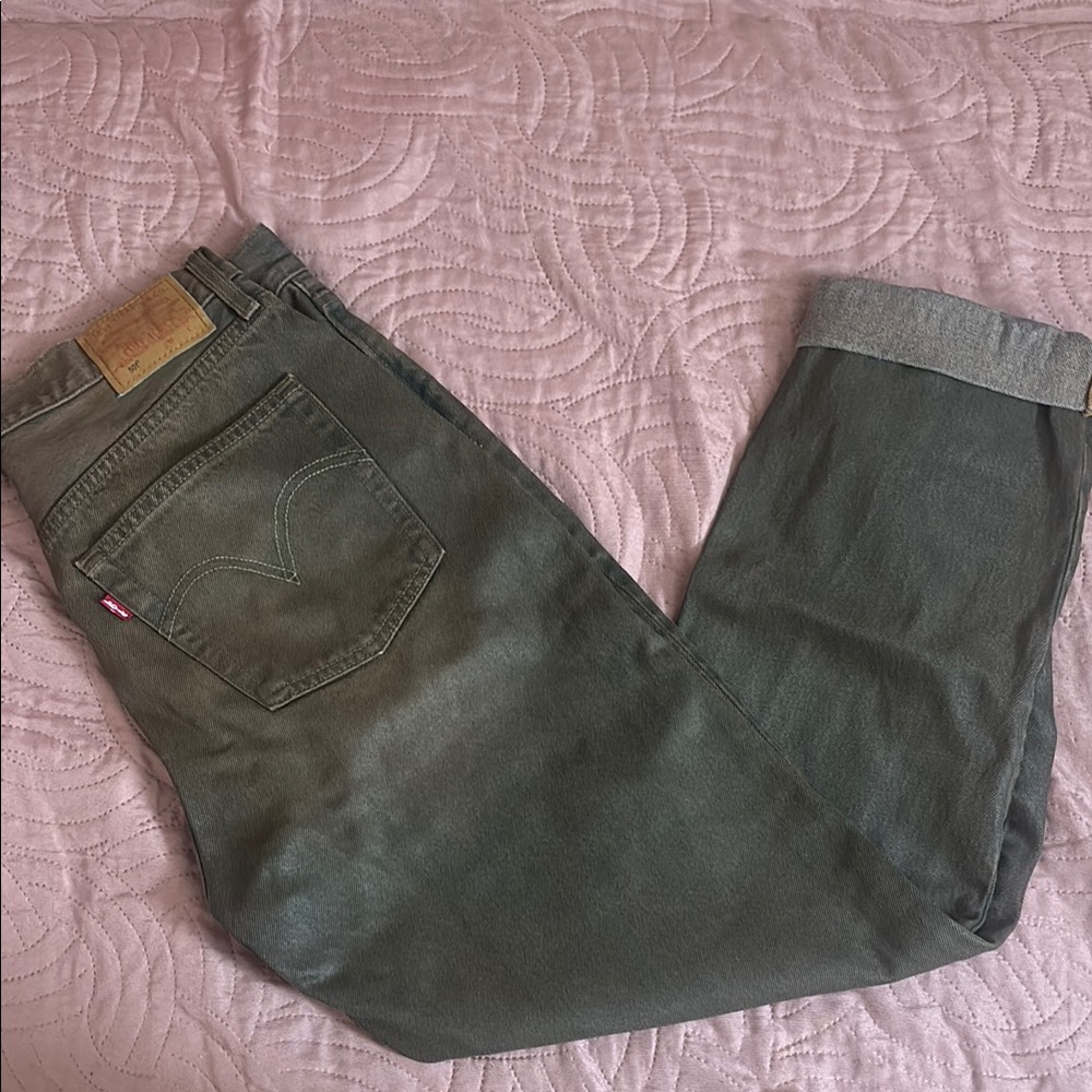 Levi’s 501s, Brown Shimmer cuffed Jeans / Never Worn